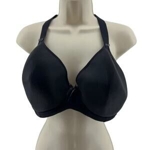 Elomi Bijou Moulded Bra Black Full Coverage Womens 40H